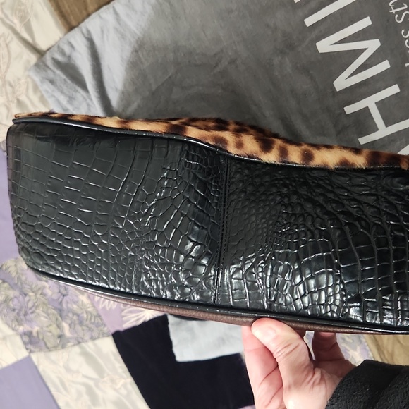 Brahmin Kathleen Leather and Calf Hair Hobo Bag - Picture 5 of 11